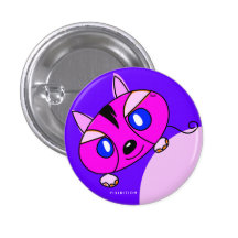 Pink Monster Pet Button