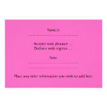 Pink Mouse. Personalized Invites