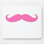 Pink Moustache Humour Create Your Own Mouse Pads