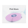 Pink Musik Postkarte