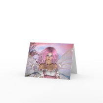 pink notecard