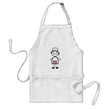 pink nurse apron