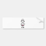 pink nurse bumper sticker
