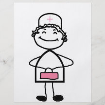 pink nurse flyer