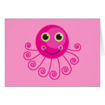 Pink Octopus Card