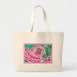 Pink Octopus Totes Tote Bags