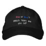 Pink or Blue? Which team are you on? Hat Embroidered Hats