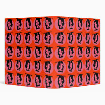 Pink & Orange Graduation Vinyl Binder