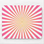 Pink & Orange Radial Lines: Custom Template Mousepads