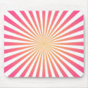 Pink & Orange Radial Lines: Custom Template mousepads