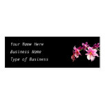 Pink Orchid. Business Card Template