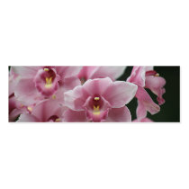 pink orchid close up bookmark business cards