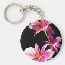 Pink Orchid. Key Chains