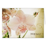 Pink Orchid • Menu Card
