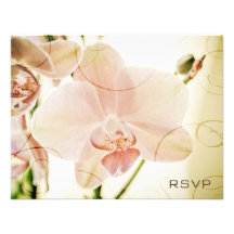 Pink Orchid • Wedding Invitation RSVP