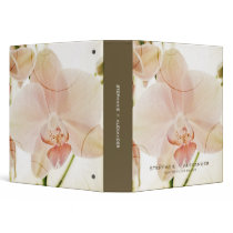 Pink Orchid • Wedding Plans Binder