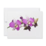 Pink orchids invitations