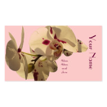 Pink Orchids Visitenkarte