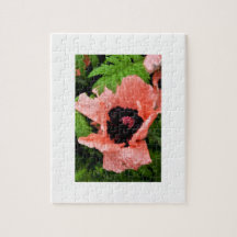 Pink Oriental Poppy Puzzle