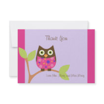 Pink Owl Baby Shower Invitation-hotpink by request