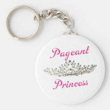 Pink Pageant Princess Key Chains