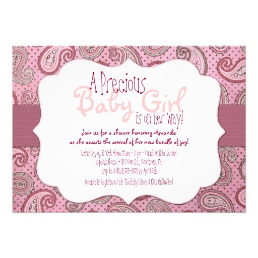baby shower invitation features fully customizable text for any baby ...