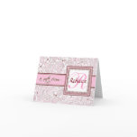 Pink Paisley Monogrammed Name cards