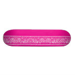 Pink Paisley Skateboard Pro