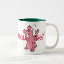 Pink panic monster mug