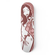 Pink Panties Custom Skate Board