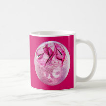 Pink Paperweight Flower-like Design Mugs