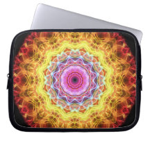 Pink Passion  kaleidoscope Laptop Sleeve