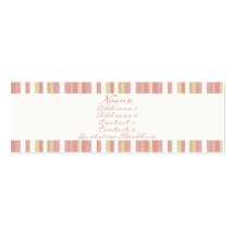 Pink Pastel • Profilecard Business Card Template