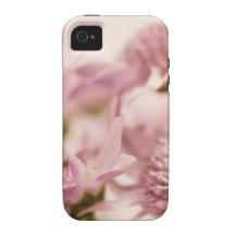 Pink Pastel Wildflowers Photograph Case-Mate iPhone 4 Cover