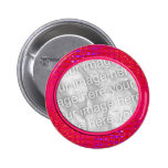 pink pattern photo frame