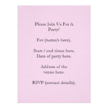 Pink Patterned Image, with Custom Monogram Letter. Custom Announcement