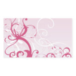 Pink patterns Profile Card business cards