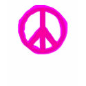 PINK peace GROOVY t-shirts