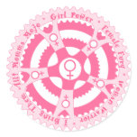 Pink Pedal Power Stickers