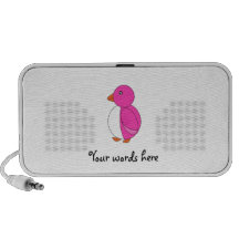 Pink penguin speakers
