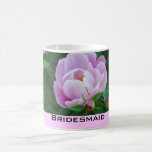 Pink Peony Bridesmaid Mug
