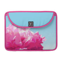 Pink Peony Sleeve For MacBooks