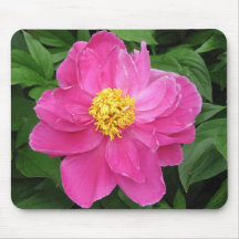 Pink Peony Mouse Pad