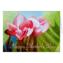 Pink Petals Mother's Day Card