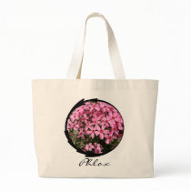 Pink Phlox Tote Bags