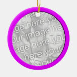 pink photo frame ornaments