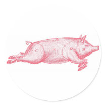 Pink Pig Sticker