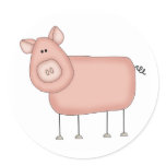 Pink Pig T-shirts and Gifts stickers