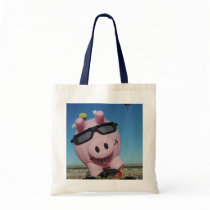 Pink Pig with Sun Glasses Bag