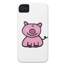 pink piggy Case-Mate iPhone 4 cases